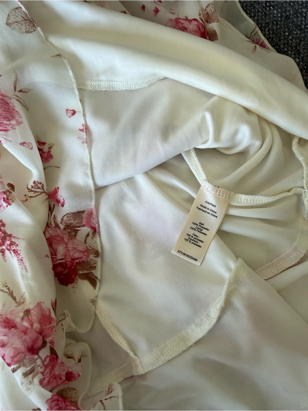 Thirty Thirty Floral Ruffle Mini Dress - Picture 7 of 7